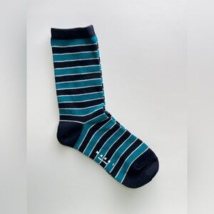 Marni Blue and Black Striped Women's Socks
